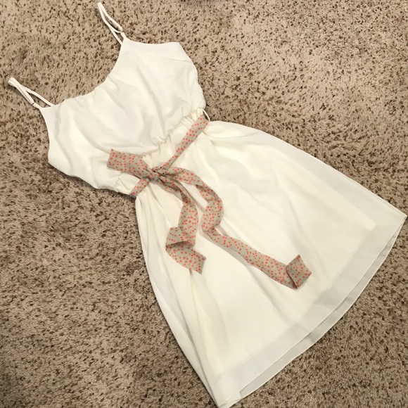 miami Dresses & Skirts - Ivory Sundress and Sash